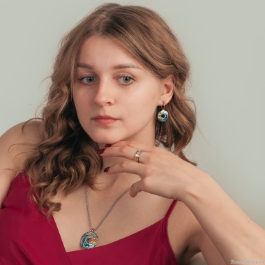 Серьги Fiore Luna,, AE03787-4 S Серьги Fiore Luna,, AE03787-4 S